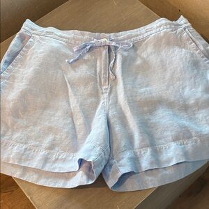 Tommy Bahama Light Blue Linen Women's Shorts